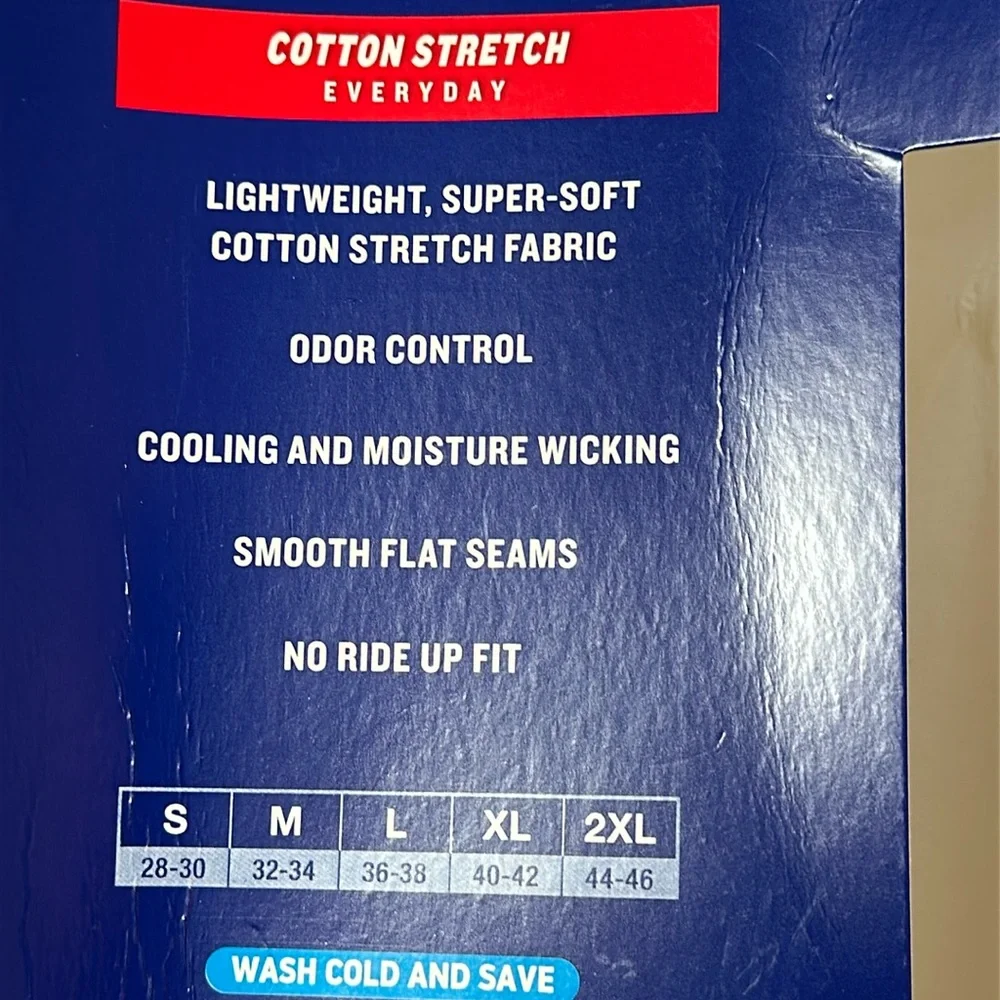 NWT 3PK Champion Stretch Cotton Trunks LG
